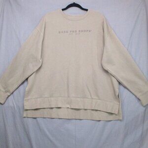 Bass Pro Shop Crew Neck Sweater Beige  Men Size | XL